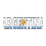 Argentina Bumper Sticker 10 Pack Front