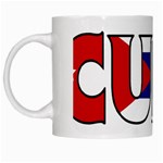 Cuba White Coffee Mug Left