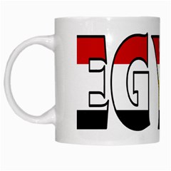 Egypt White Coffee Mug by worldbanners