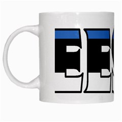 Estonia White Coffee Mug by worldbanners