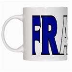 France White Coffee Mug Left