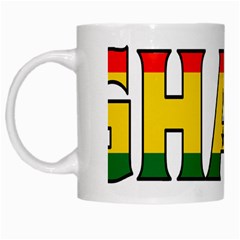 Ghana White Coffee Mug by worldbanners