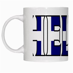 Greece White Coffee Mug by worldbanners