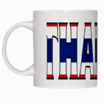 Thailand White Coffee Mug Left