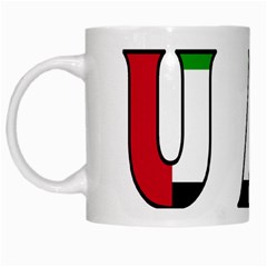 Uae White Coffee Mug by worldbanners