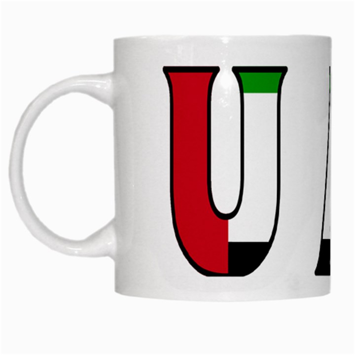 Uae White Coffee Mug