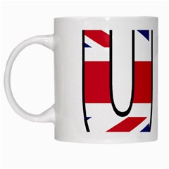 Uk White Coffee Mug by worldbanners