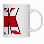 Uk White Coffee Mug Right