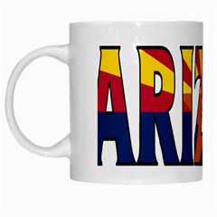 Arizona White Coffee Mug by worldbanners