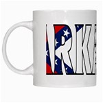 Arkansas White Coffee Mug Left