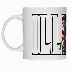 Illinois White Coffee Mug by worldbanners