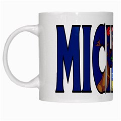 Michigan White Coffee Mug by worldbanners