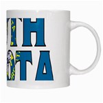 South Dakota White Coffee Mug Right