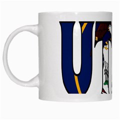 Utah White Coffee Mug by worldbanners