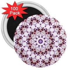 Abstract Smoke  (4) 3  Button Magnet (100 Pack) by smokeart