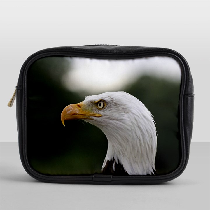 Bald Eagle (1) Mini Travel Toiletry Bag (One Side)