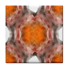 Seamless Background Fractal Ceramic Tile by hlehnerer