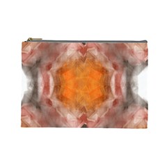 Seamless Background Fractal Cosmetic Bag (large) by hlehnerer