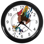 Watch it Wall Clock (Black) Front