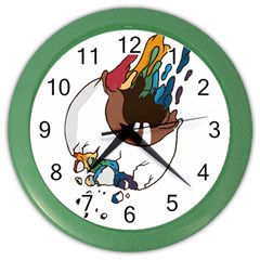 Watch It Wall Clock (color) by Contest1714880