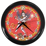 Shiva Wall Clock (Black) Front