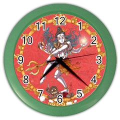 Shiva Wall Clock (color) by Contest1732403