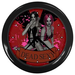 Dead Sexy Wall Clock (black) by Contest993860