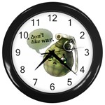 Grenade  Wall Clock (Black) Front