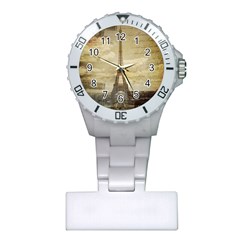 Elegant Vintage Paris Eiffel Tower Art Nurses Watch by chicelegantboutique