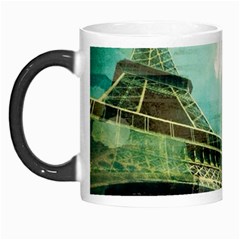 Modern Shopaholic Girl  Paris Eiffel Tower Art  Morph Mug by chicelegantboutique