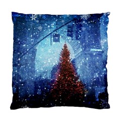 Elegant Winter Snow Flakes Gate Of Victory Paris France Cushion Case (two Sided)  by chicelegantboutique