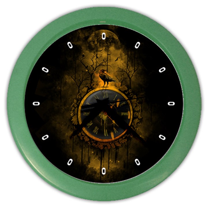 Time is Gold Wall Clock (Color)