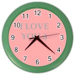 Love Wall Clock (Color) Front