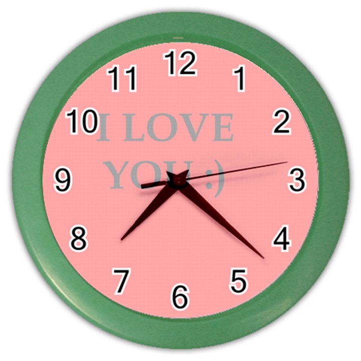 Love Wall Clock (Color)