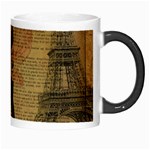 Vintage Paris Eiffel Tower Elegant Dancing Waltz Dance Couple  Morph Mug Right