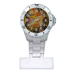 Funky Japanese Tattoo Koi Fish Graphic Art Nurses Watch by chicelegantboutique