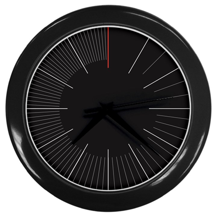 A Clock Wall Clock (Black)