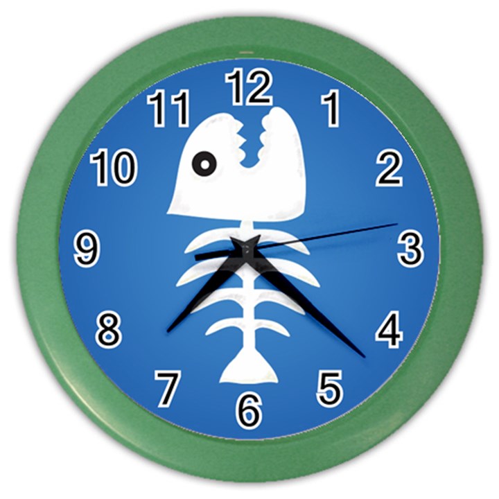 Fishy  Wall Clock (Color)