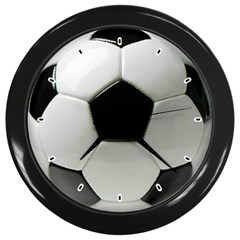 Soccer Clock Wall Clock (black) by Contest1736471