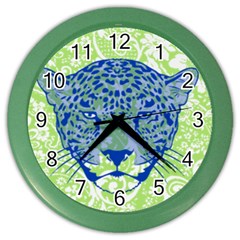 Cheetah Alarm Wall Clock (color) by Contest1738807