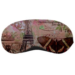 Girly Bee Crown  Butterfly Paris Eiffel Tower Fashion Sleeping Mask by chicelegantboutique