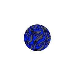 Foolish Movements Blue 1  Mini Button Magnet by ImpressiveMoments