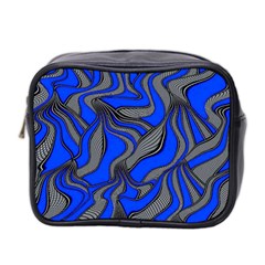 Foolish Movements Blue Mini Travel Toiletry Bag (two Sides) by ImpressiveMoments