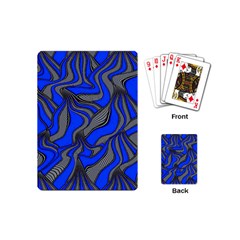 Foolish Movements Blue Playing Cards (mini) by ImpressiveMoments