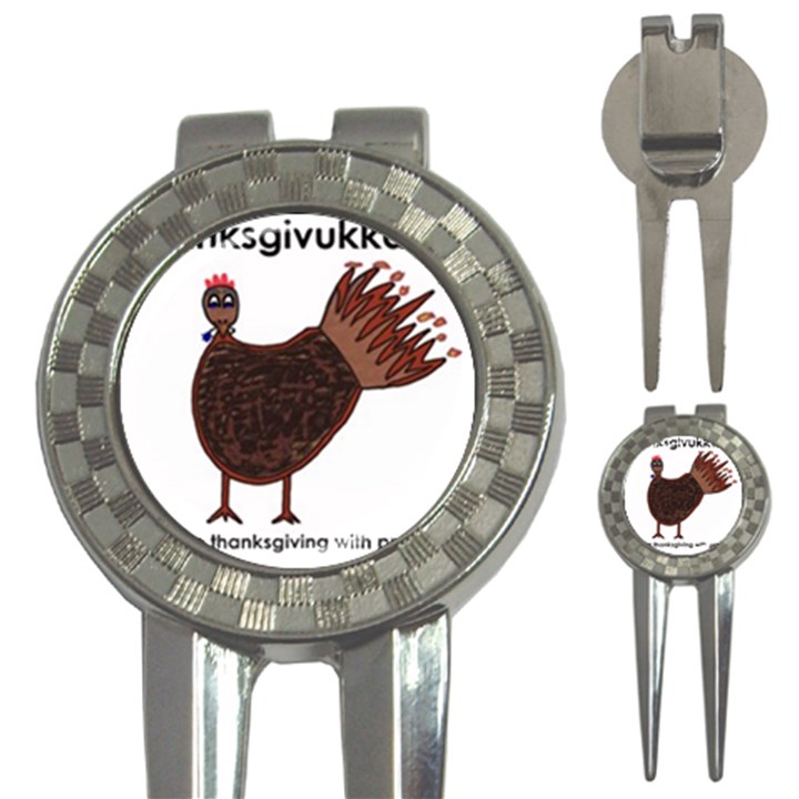 Turkey Golf Pitchfork & Ball Marker