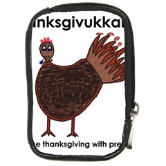 Turkey Compact Camera Leather Case by Thanksgivukkah