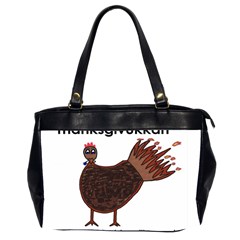 Turkey Oversize Office Handbag (two Sides) by Thanksgivukkah