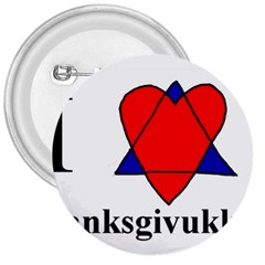 Heartstar 3  Button by Thanksgivukkah