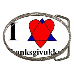 Heartstar Belt Buckle (oval) by Thanksgivukkah