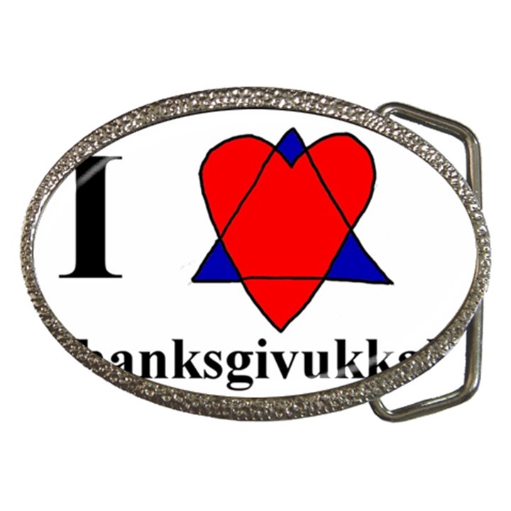 Heartstar Belt Buckle (Oval)